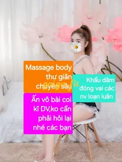 ❤️HOT CLIP SEX❤️ BÉ NHÃ KỲ CHUYÊN MASSAGE BODY THƯ GIÃN VÀ CHÁT SEX ĐỦ CÁC THỂ LOẠI LOẠN LUÂN