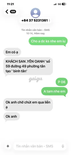 Ảnh đánh giá gái gọi