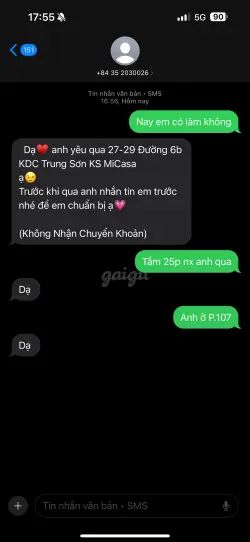 Ảnh đánh giá gái gọi