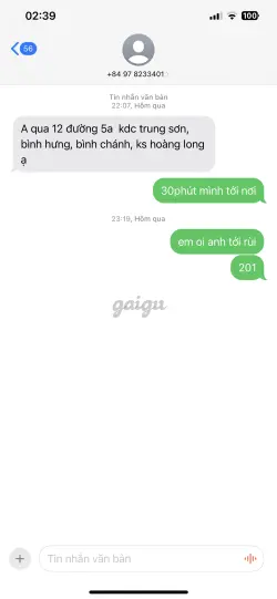 Ảnh đánh giá gái gọi