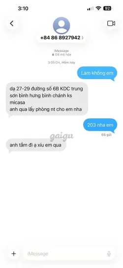 Ảnh đánh giá gái gọi