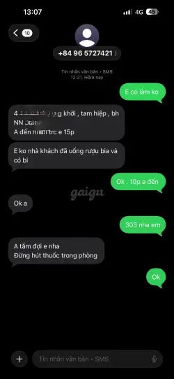 Ảnh đánh giá gái gọi