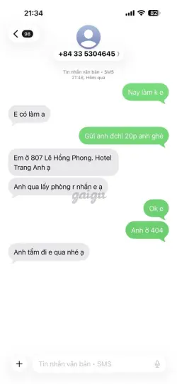 Ảnh đánh giá gái gọi
