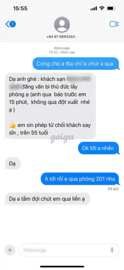 Ảnh đánh giá gái gọi