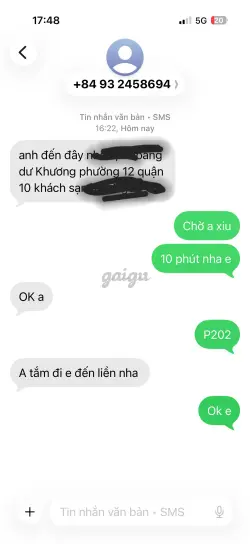 Ảnh đánh giá gái gọi