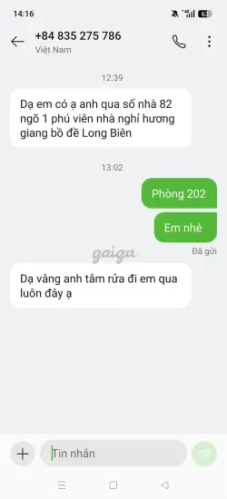 Ảnh đánh giá gái gọi