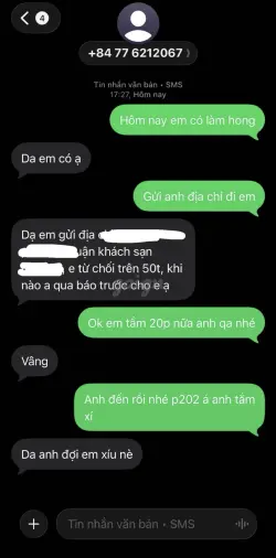 Ảnh đánh giá gái gọi
