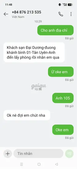 Ảnh đánh giá gái gọi