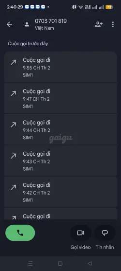 Ảnh đánh giá gái gọi