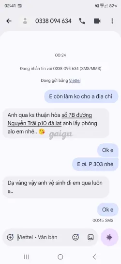 Ảnh đánh giá gái gọi