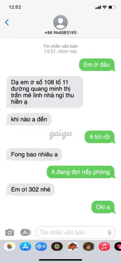 Ảnh đánh giá gái gọi