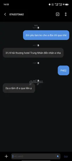 Ảnh đánh giá gái gọi