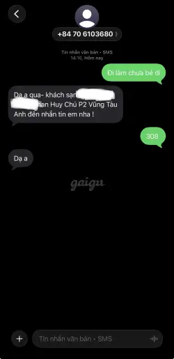 Ảnh đánh giá gái gọi