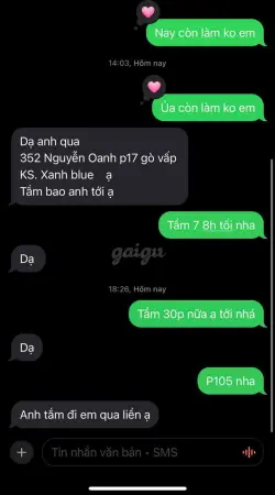 Ảnh đánh giá gái gọi