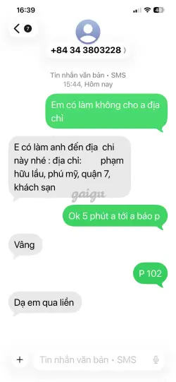 Ảnh đánh giá gái gọi