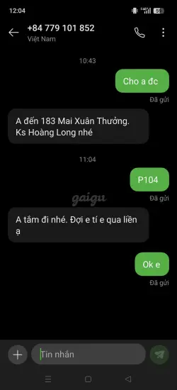 Ảnh đánh giá gái gọi