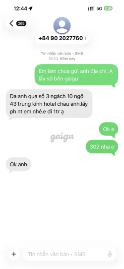 Ảnh đánh giá gái gọi