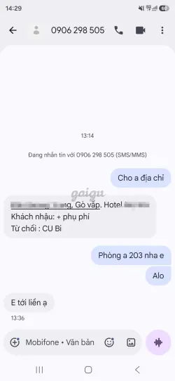 Ảnh đánh giá gái gọi