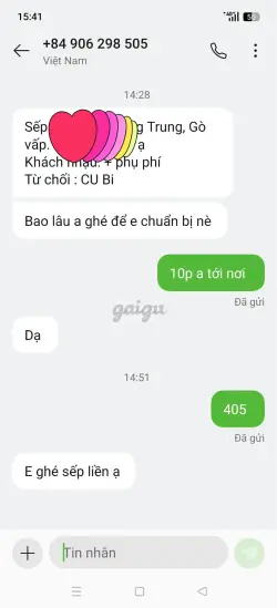 Ảnh đánh giá gái gọi