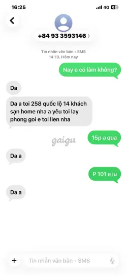 Ảnh đánh giá gái gọi