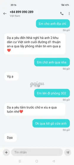 Ảnh đánh giá gái gọi