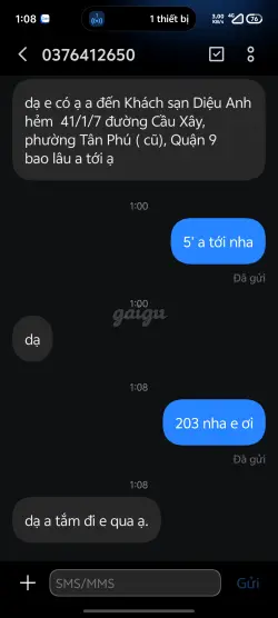Ảnh đánh giá gái gọi