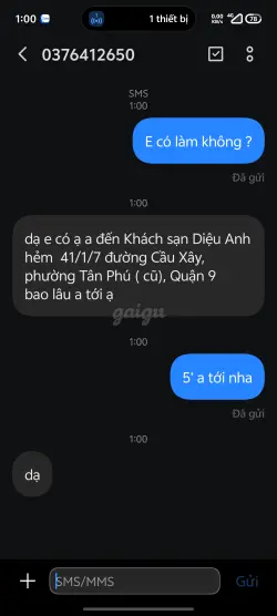 Ảnh đánh giá gái gọi