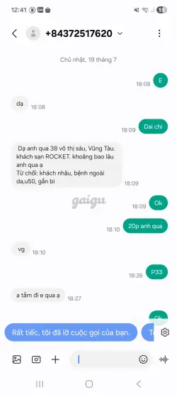 Ảnh đánh giá gái gọi