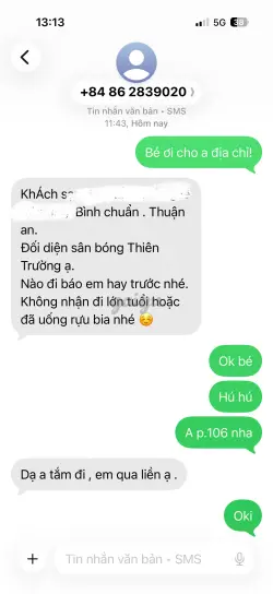 Ảnh đánh giá gái gọi