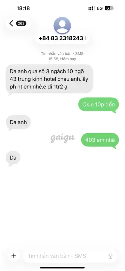 Ảnh đánh giá gái gọi