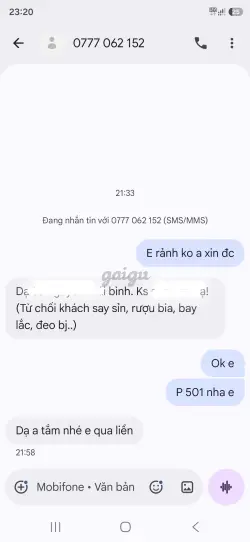 Ảnh đánh giá gái gọi