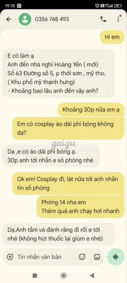 Ảnh đánh giá gái gọi