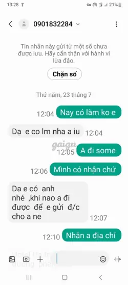 Ảnh đánh giá gái gọi