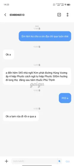 Ảnh đánh giá gái gọi