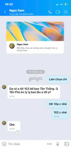 Ảnh đánh giá gái gọi