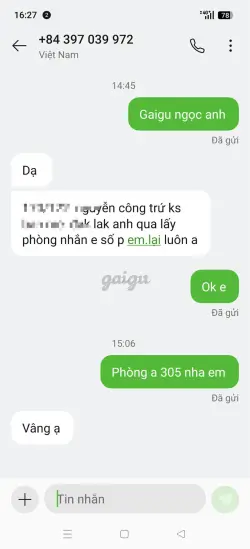Ảnh đánh giá gái gọi