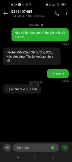 Ảnh đánh giá gái gọi