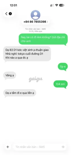 Ảnh đánh giá gái gọi
