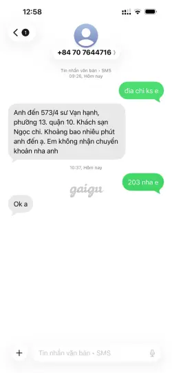Ảnh đánh giá gái gọi