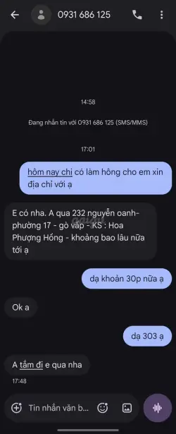 Ảnh đánh giá gái gọi
