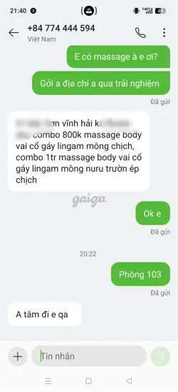 Ảnh đánh giá gái gọi