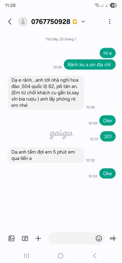Ảnh đánh giá gái gọi