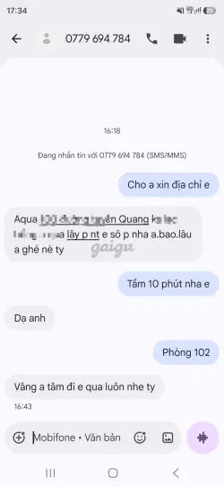 Ảnh đánh giá gái gọi