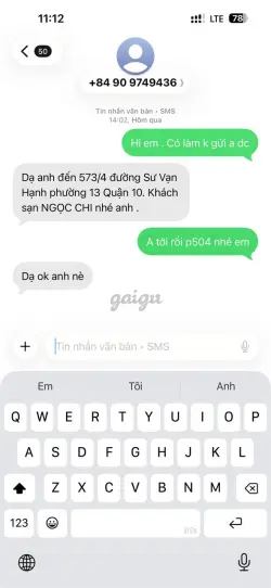 Ảnh đánh giá gái gọi