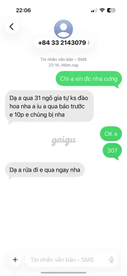 Ảnh đánh giá gái gọi