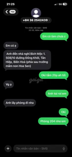 Ảnh đánh giá gái gọi