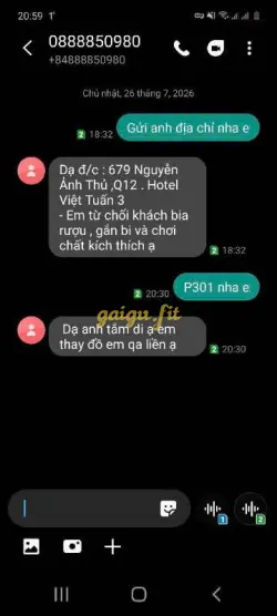 Ảnh đánh giá gái gọi