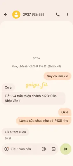 Ảnh đánh giá gái gọi