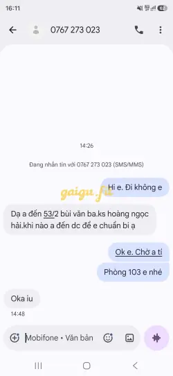 Ảnh đánh giá gái gọi