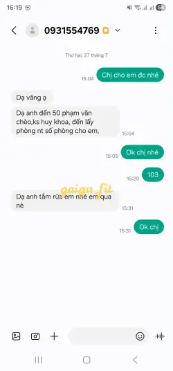 Ảnh đánh giá gái gọi